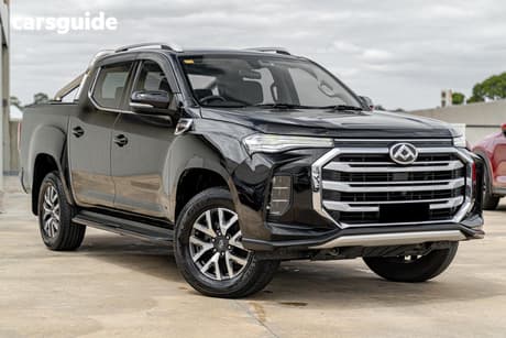 Black 2022 LDV T60 Double Cab Utility Max Pro (4X4)