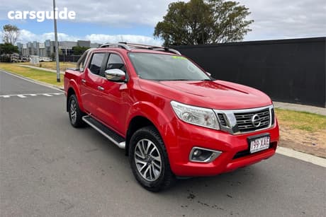 Red 2016 Nissan Navara Dual Cab Utility St-X (4X4)