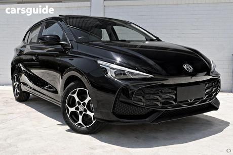 Black 2025 MG MG3 Hatchback Essence Hybrid+