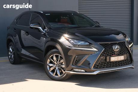 Black 2020 Lexus NX300H Wagon F Sport Hybrid (Fwd)