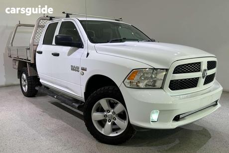 White 2021 RAM 1500 Crew Cab Utility Express