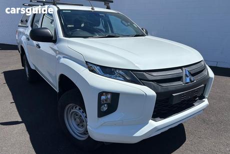White 2019 Mitsubishi Triton Double Cab Pick Up Glx Adas