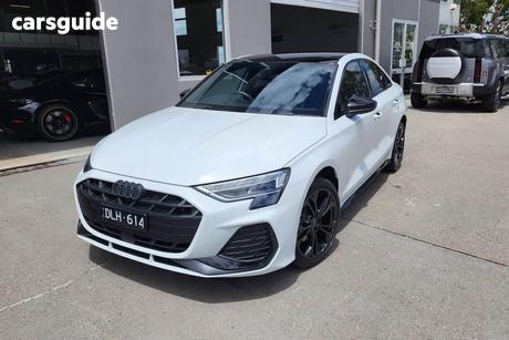 White 2025 Audi A3 Sedan 35 Tfsi S Line (Mhev)