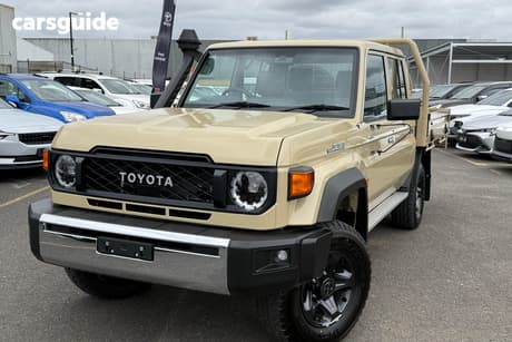 Beige 2024 Toyota Landcruiser Double Cab Chassis Lc79 Gxl