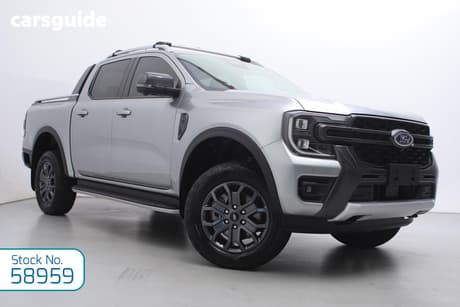 Silver 2023 Ford Ranger Double Cab Pick Up Wildtrak 3.0 (4X4)