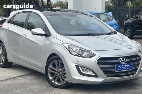 Silver 2014 Hyundai I30 Hatchback Premium 1.6 Crdi