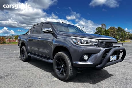 Grey 2017 Toyota Hilux Dual Cab Utility Sr5 (4X4)