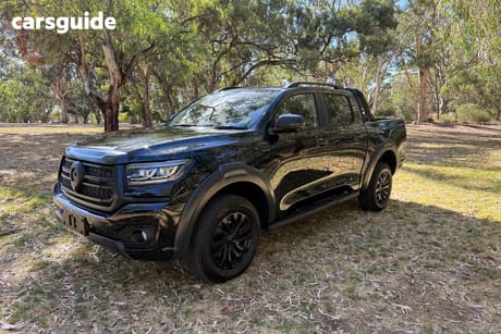 Black 2025 GWM Cannon Dual Cab Utility Vanta (4X4)