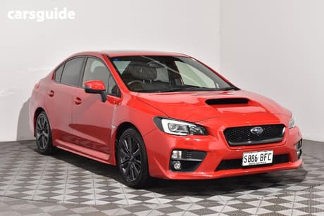 Red 2015 Subaru WRX Sedan Premium (Awd)