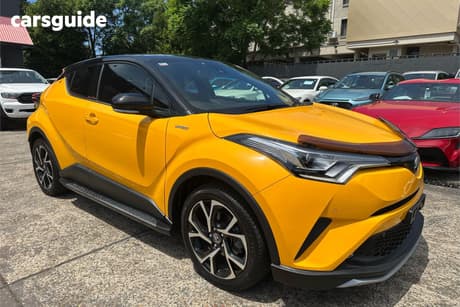 Yellow 2019 Toyota C-HR Hatchback Koba (Awd)