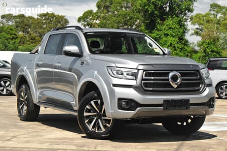 Silver 2026 GWM Cannon Ute Tray LUX 4X4