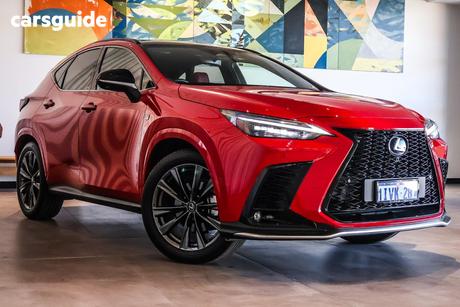 Red 2024 Lexus NX350 Wagon F Sport Awd