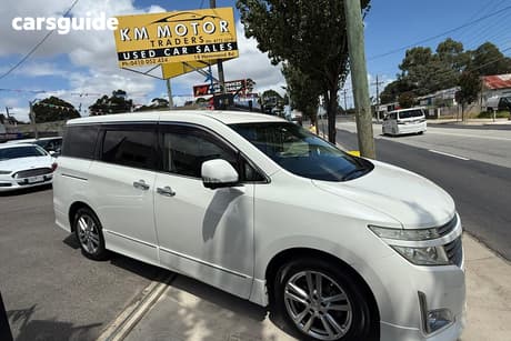 White 2011 Nissan Elgrand Wagon Rider