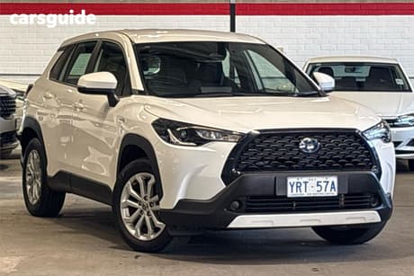 White 2023 Toyota Corolla Cross Wagon Gx 2Wd Hybrid