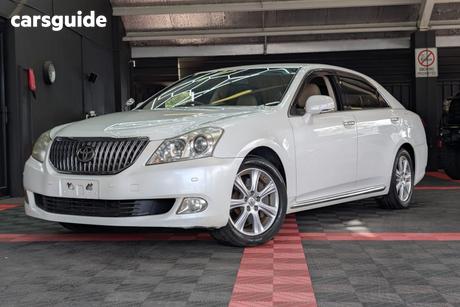White 2009 Toyota Crown Sedan MAJESTA G TYPE F PACKAGE SEDAN AUTO 4.6I