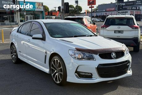 White 2017 Holden Commodore Sedan Ss