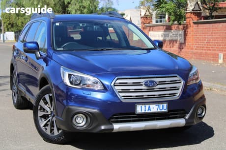 Blue 2016 Subaru Outback Wagon 2.5I Premium