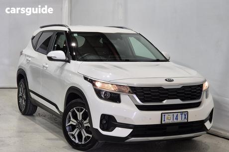 White 2019 Kia Seltos Wagon Sport+ (Fwd)