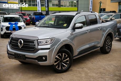 Silver 2025 GWM Cannon Dual Cab Utility Ultra (4X4)