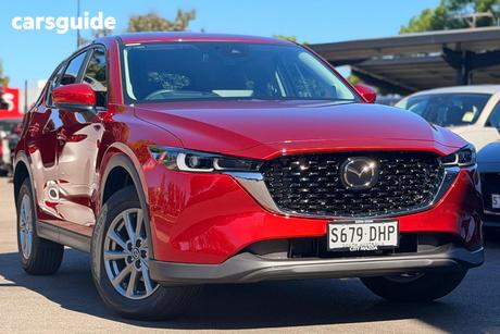 Red 2025 Mazda CX-5 Wagon G25 Maxx Sport (Awd)