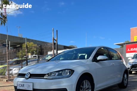 White 2018 Volkswagen Golf Hatchback 110 Tsi