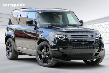 Black 2025 Land Rover Defender Wagon 110 D350 X-Dynamic Hse (257Kw)