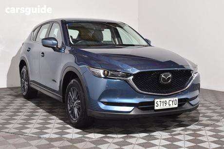 Blue 2020 Mazda CX-5 Wagon Touring (4X4)
