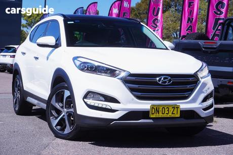 White 2018 Hyundai Tucson Wagon Highlander R-Series (Awd)