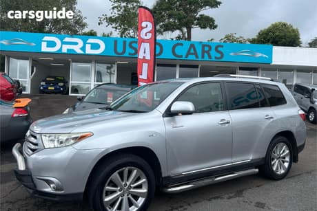 Silver 2013 Toyota Kluger Wagon Grande (Fwd)