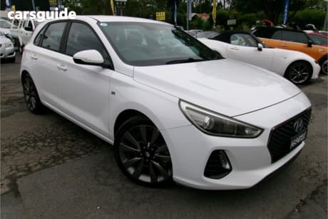 White 2017 Hyundai I30 Hatchback Sr