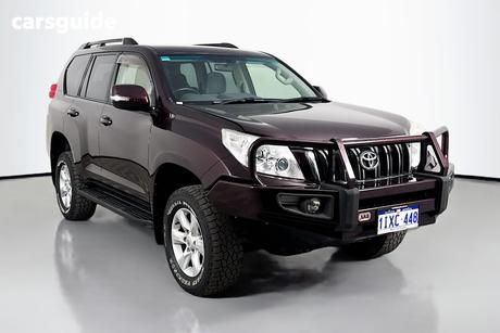Red 2012 Toyota Landcruiser Prado Wagon Gxl (4X4)