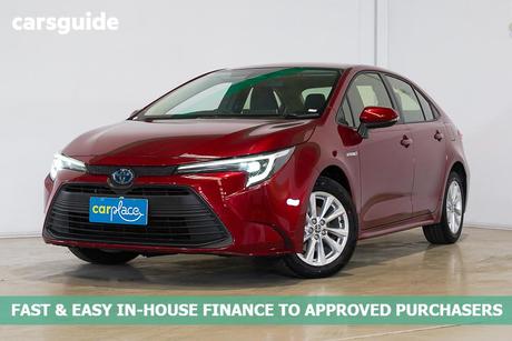 Red 2022 Toyota Corolla Sedan Ascent Sport + Conv Pk Hybrid