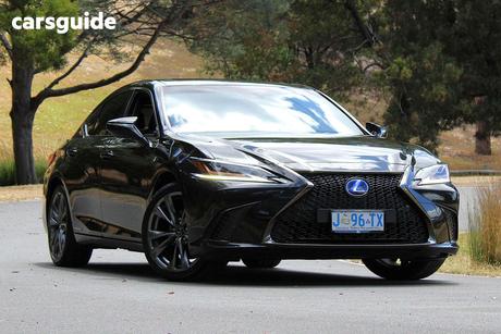 Black 2021 Lexus ES300H Sedan F Sport (Hybrid)
