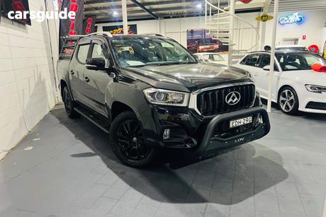 Black 2019 LDV T60 Double Cab Utility Trailrider (4X4)