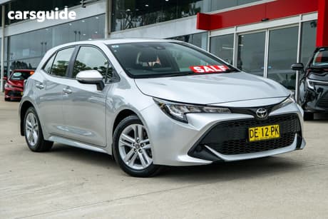 Silver 2022 Toyota Corolla Hatchback Ascent Sport