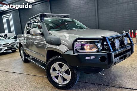 Beige 2018 Volkswagen Amarok Dual Cab Utility V6 Tdi 550 Sportline