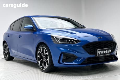 Blue 2018 Ford Focus Hatchback St-Line