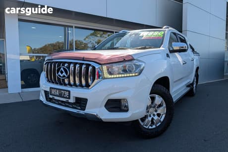 White 2018 LDV T60 Double Cab Utility Luxe (4X4)