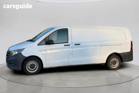 White 2015 Mercedes-Benz Vito Van 114 Bluetec Lwb