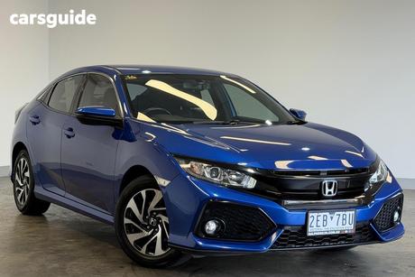 Blue 2018 Honda Civic Hatchback Vti-S