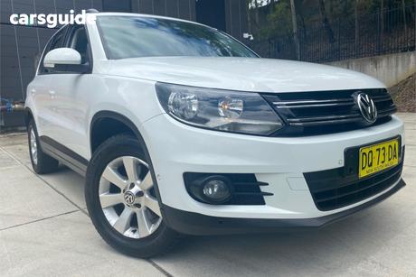 White 2014 Volkswagen Tiguan Wagon 132 Tsi Pacific