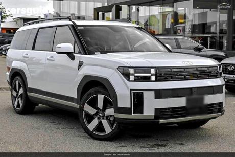 White 2026 Hyundai Santa FE Wagon Calligraphy (6 Seat) (Blk Int)