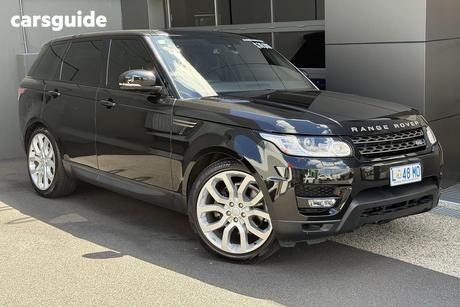 Black 2016 Land Rover Range Rover Sport Wagon 3.0 Tdv6 Se