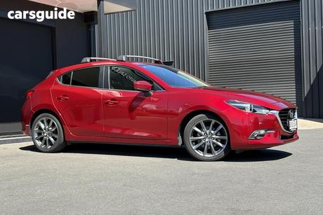 Red 2017 Mazda 3 Hatchback Sp25