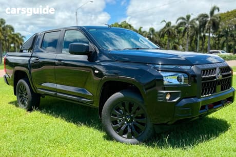 Black 2025 Mitsubishi Triton Double Cab Pick Up Glx-R (4X4)