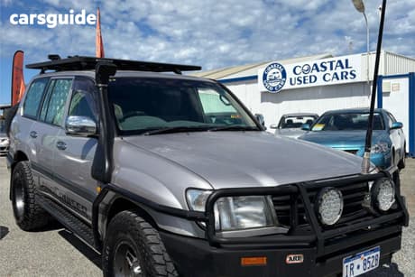 Silver 2001 Toyota Landcruiser Wagon Gxv (4X4)