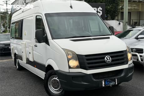 White 2012 Volkswagen Crafter Van 35 Tdi 330 Lwb