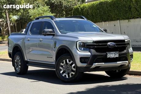 Silver 2025 Ford Ranger Double Cab Pick Up Phev Wildtrak (4X4)