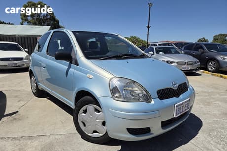 Blue 2003 Toyota Echo Hatchback