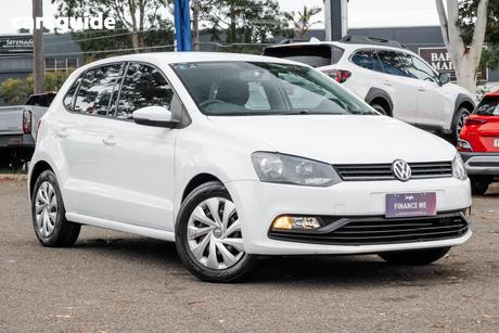 White 2015 Volkswagen Polo Hatchback 66 Tsi Trendline